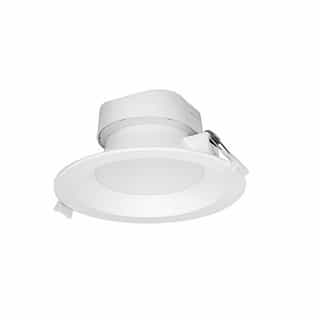 6-in 9W Direct-Wire LED Downlight, Dimmable, 620 lm, 120V, 3000K, White