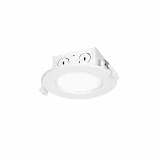 Satco 4-in 8.5W Direct-Wire LED Downlight, Edge-Lit, Dimmable, 500 lm, 120V, 3000K, White