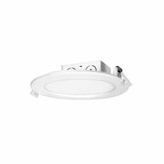 6-in 11.6W Direct-Wire LED Downlight, Edge-Lit, Dimmable, 730 lm, 120V, 2700K, White