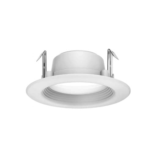 Satco 4-in 7W LED Recessed Downlight, Dimmable, 600 lm, 120V, 3000K, White