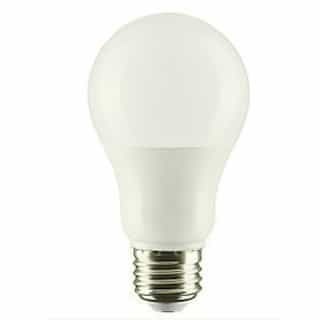 Satco 9.8W LED A19 Bulb, Dimmable, E26, 120V, 800 lm, 3000K, Frosted