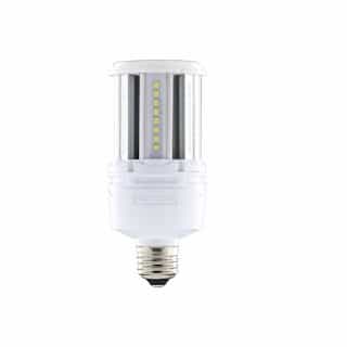 18W LED Corncob Bulb, Non-Dimmable, E26, 2484 lm, 100-277V, 5000K