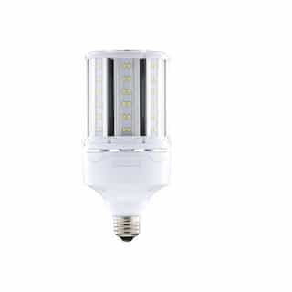 36W LED Corncob Bulb, Non-Dimmable, E26, 4968 lm, 100-277V, 5000K