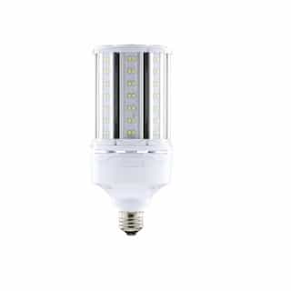 Satco 45W LED Corncob Bulb, Non-Dimmable, E26, 6165 lm, 100-277V, 4000K