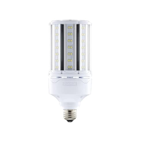 45W LED Corn Bulb, Direct Wire, E26, 6210 lm, 100V-277V, 5000K