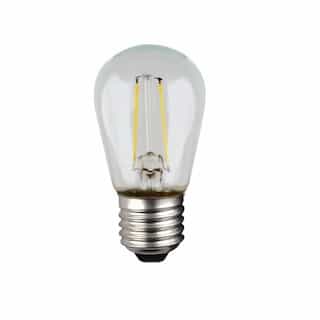 Satco 1W LED S14 Bulb, Non-Dimmable, E26, 100 lm, 120V, 2200K
