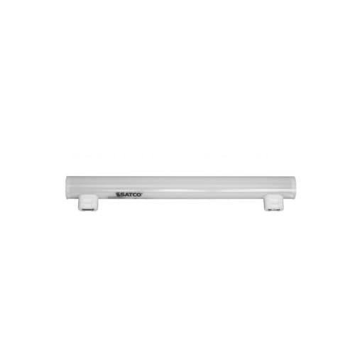 Satco 11.8-in 5W LED LN35 T10 Linear Bulb, 35W Inc. Retrofit, S14S, 330 lm, 2700K, Frosted