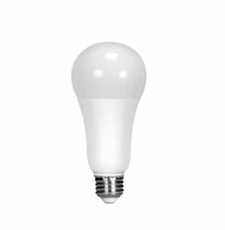Satco 18W LED A21 Bulb, Dimmable, E26, 1600 lm, 120V, 4000K