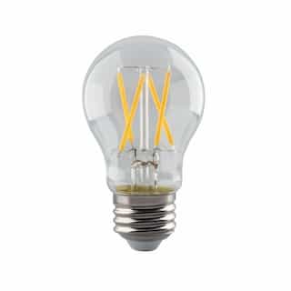 Satco 5W LED A15 Bulb, Dimmable, E26, 450 lm, 120V, 2700K, Clear