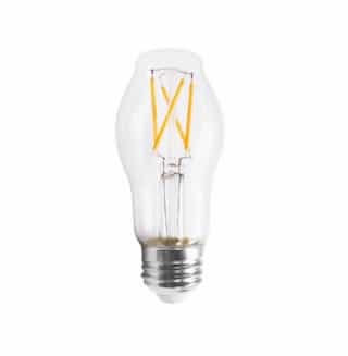 5.5W LED BT15 Bulb, 40W Inc. Retrofit, E26, 500 lm, 120V, 2700K, Clear