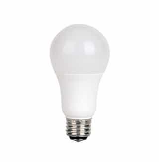 Satco 12W LED A19 3-Way Bulb, 100W Inc. Retrofit, E26, 1050 lm, 120V, 2700K, Frosted