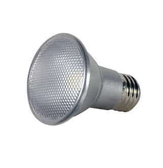 Satco 7W LED PAR20 Bulb, 50W Inc. Retrofit, E26, 470 lm, 120V, 5000K, Clear