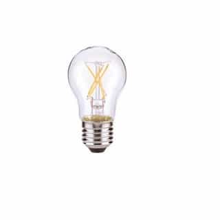 7W LED A19 Clear Filament Bulb, 2700K