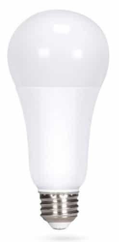 Satco 18W LED A21 Bulb, Dimmable, E26, 1600 lm, 120V, 2700K