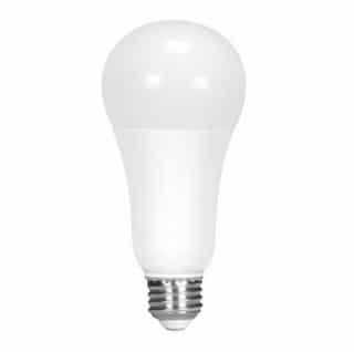 Satco 18W LED A21 Bulb, Dimmable, E26, 1600 lm, 120V, 3000K