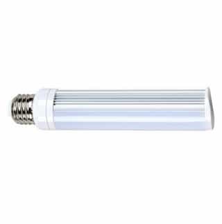 8W LED PL Bulb, 2-Pin E26 Base, 3000K, 675 Lumens