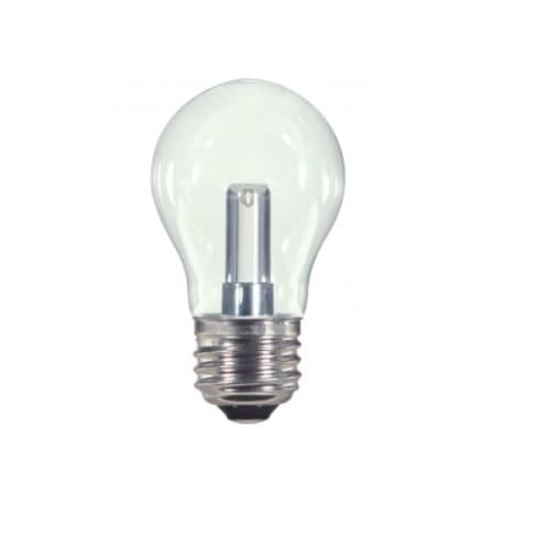 Satco 1.4W LED A15 Specialty Lamp, Clear