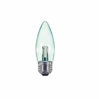 1.4W LED B11 Bulb, Blunt Tip, E26, 36 lm, 120V, 2700K, Clear