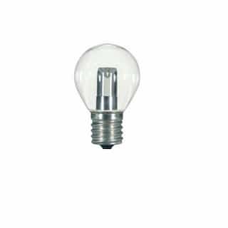 1W  LED S11 Intermediate Specialty Indicator Bulb, Clear