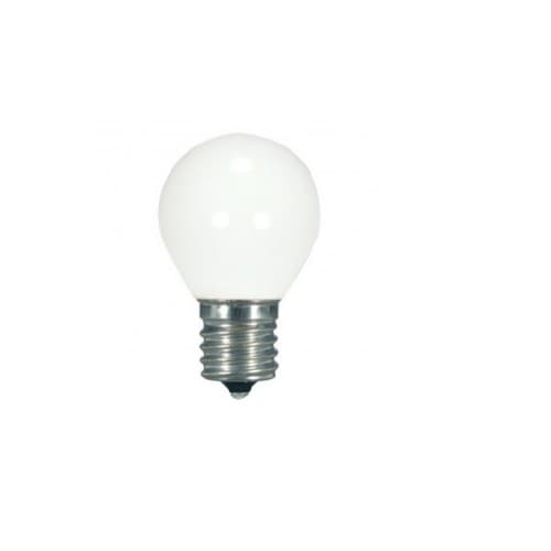 Satco 1W LED S11 Intermediate Specialty Indicator Bulb, White