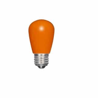 1.4W LED S14 Specialty and Indicator Ceramic Orange Bulb