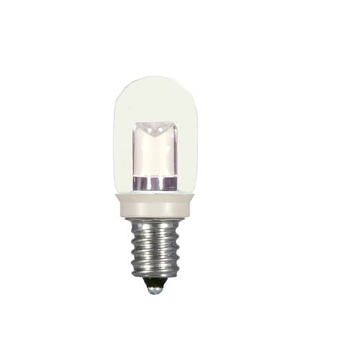 Satco 0.8W LED T6 Specialty Indicator Bulb, Clear
