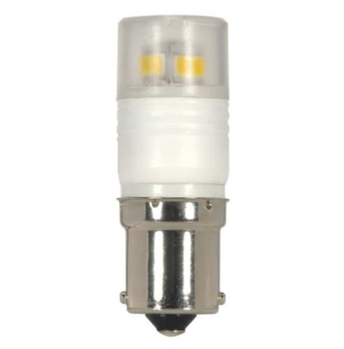 Satco 2.3W LED Lamp w/ BA15S Base, 220 LM, 3000K