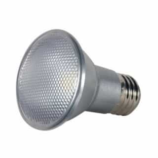 Satco 7W LED PAR20 Bulb, Dimmable, 3000K, 25 Degree Beam, Silver