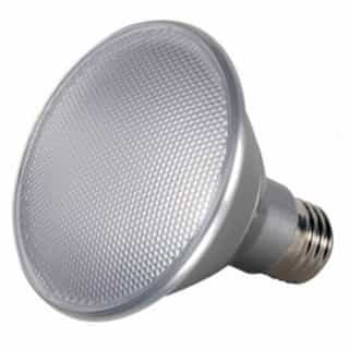 Satco 13W Short Neck LED PAR30 bulb, Dimmable, 2700K, 25 Degree Beam