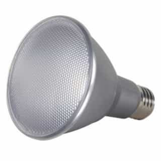 Satco 13W Long Neck LED PAR30 bulb, Dimmable, 25 Degree Beam, 2700K