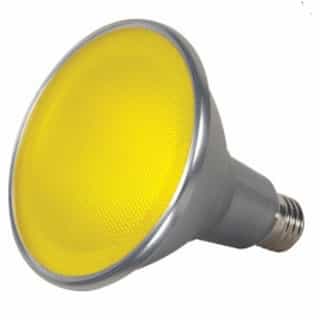 Satco 15W LED PAR38 Bulb, Yellow
