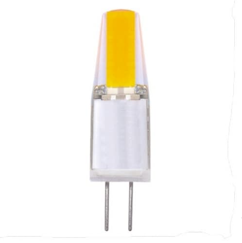 Satco 1.6W JC LED Light Bulb, G4 Base, Dimmable, 3000K