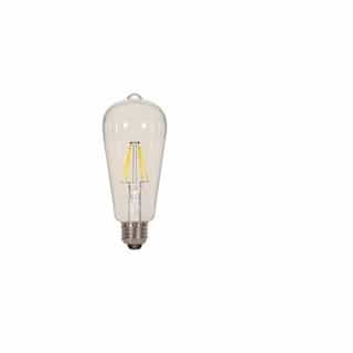 Satco 6.5W LED ST19 Edison Bulb, 2700K