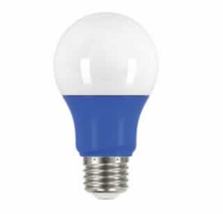 2W Muli-Directional LED A19 Colored Bulbs, Blue