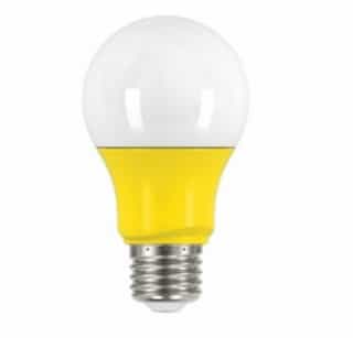 Satco 2W Muli-Directional LED A19 Colored Bulbs, Yellow