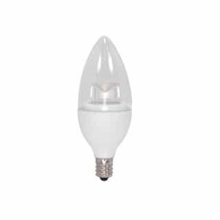Satco 4.5W LED B11 Bulb, E12, 300 lm, 230V, 2700K