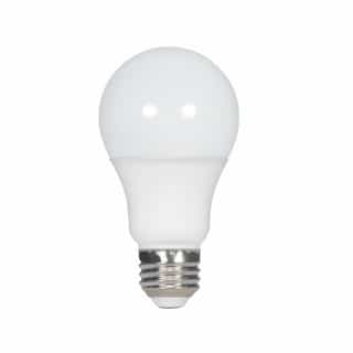 Satco 6W LED A19 Bulb, 40W Inc. Retrofit, E27 Base, 470 lm, 3000K, Frosted White