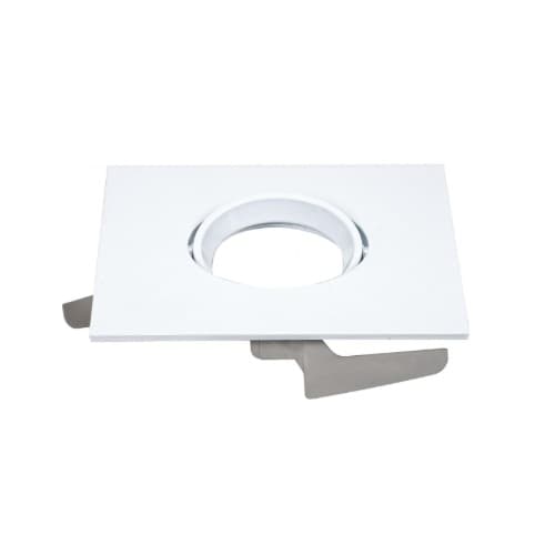 5"/6" Freedom Series Square Gimbal Trim for Downlights, White