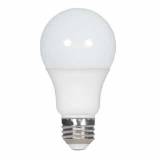 10W LED A19 Bulb, Dimmable, E26, 800 lm, 120V, Frosted White, 3500K