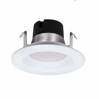 Satco 9.5W 4" LED Recessed Retrofit Downlight, Dimmable, 3000K