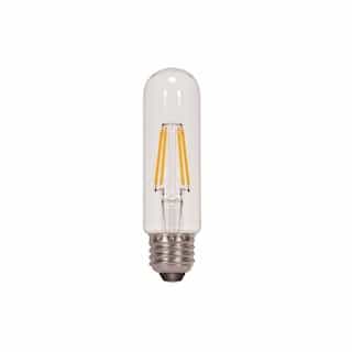 Satco 5W LED T10 Antique Edison Bulb, 450 lm, 3000K, Clear