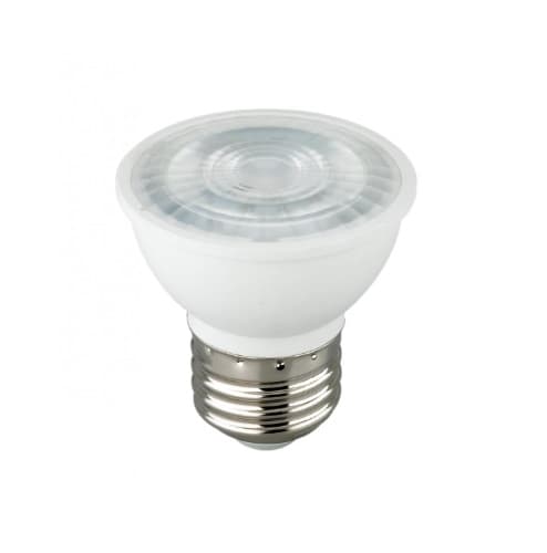 6.5W LED MR16 Bulb, 50W Inc. Retrofit, E26, 500 lm, 120V, 5000K, Frosted
