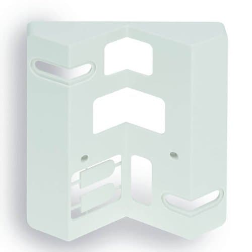 Corner Mounting Bracket for Infrared Occupancy Sensor White