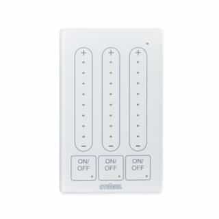 Steinel DCS Dimming Wall Switch, 3 Zone, White