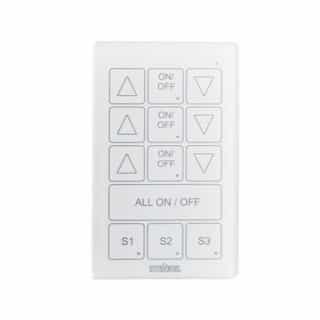 Steinel DCS Multi Switch Wall Switch, 3 Zone, White