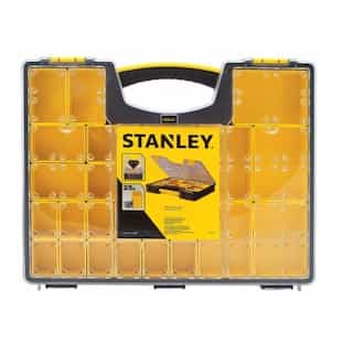 Professional Organizer w/ 25 Compartments, Yellow/Black
