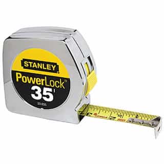 Stanley 1"X35' PowerLock Tape Measure 1' Wide Blade