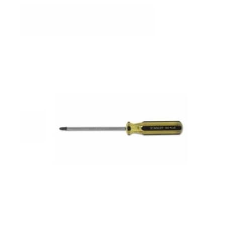 100 Plus Phillips Tip 6.75 Inch #1 Tip Size Yellow And Black Screwdriver