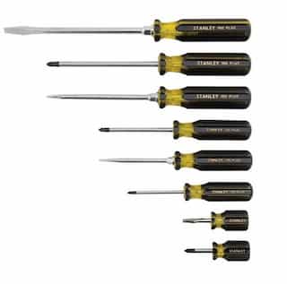 Stanley 8pc Phillips & Slotted Combination Screwdriver Set