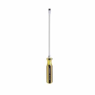 Stanley 10-in Screwdriver, .375-in Slotted Tip